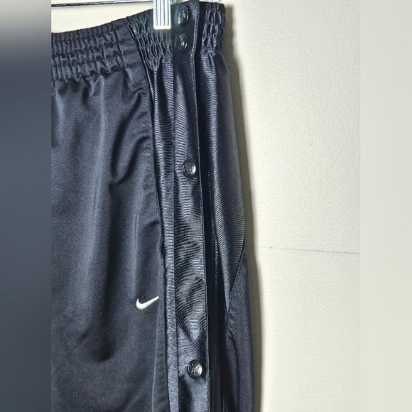 Men's Vintage Y2K Gray Label Nike Breakaway All Black Track Pants, Size XL - Picture 2 of 4
